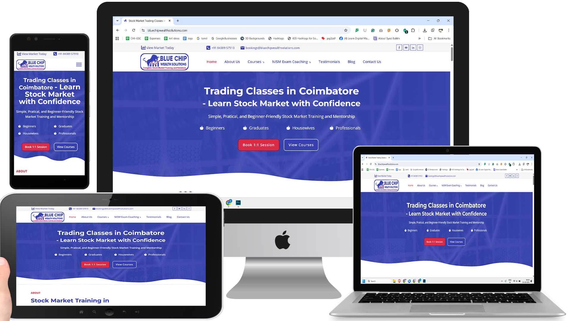 WordPress Web Design Project Bluechip Wealth Solutions WordPress Web Design Project Bluechip Wealth Solutions