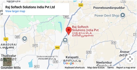 Raj Softech Google Map